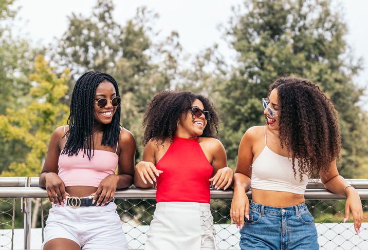 Stylish and Confident Young African American Women