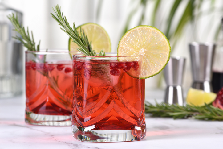 cinco de mayo mocktail recipes - Classic cocktail Pomegranate Paloma