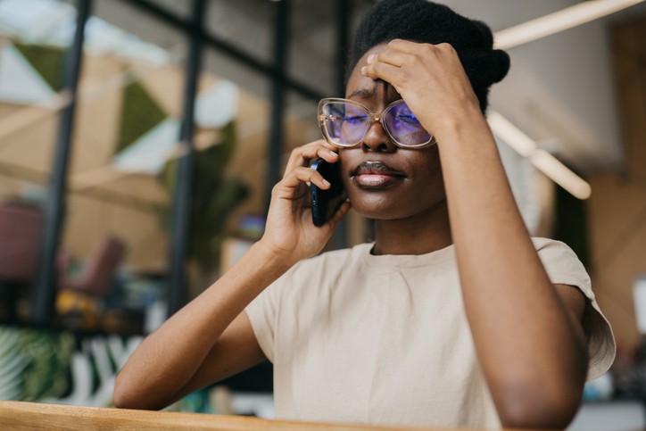 ways to relieve anxiety - Business call