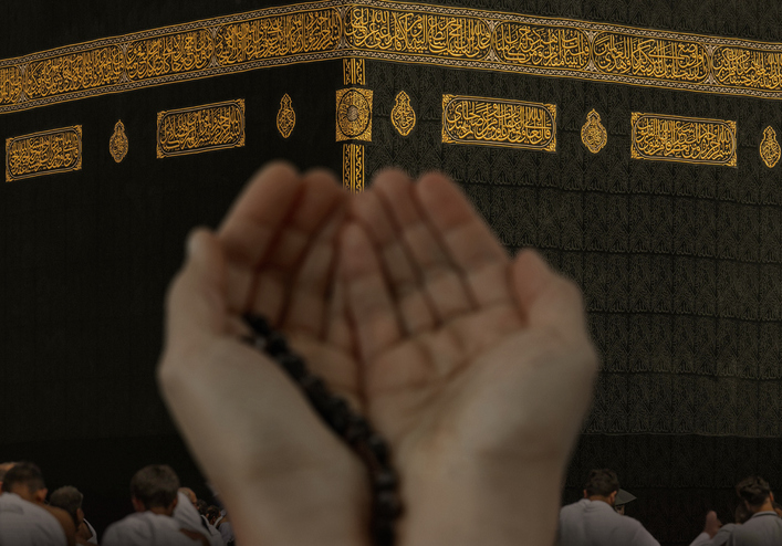 Spiritual Significance Of Hajj And Umrah - Muslim praying in Makkah