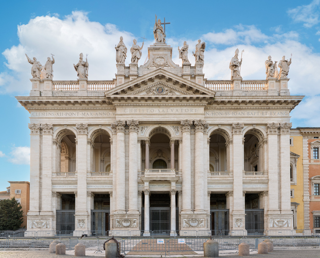 The Archbasilica of Saint John Lateran (Basilica di San Giovanni in Laterano). Rome, Italy