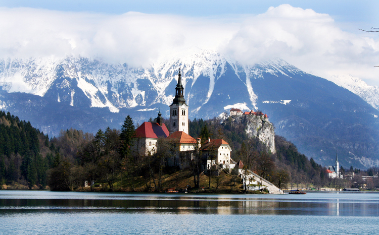 The Pilgrimage Church of the Assumption of Mary: Lake Bled, Slovenia